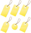 Preisschilder set - gelb