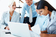 Diverse business group working at office Diverse business group working at office