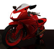 Prototipo moto rossa