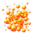 Orange bubbles
