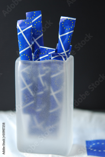 Photo: Sugar sachets Sugar sachets
