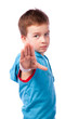 Preschooler in blue shirt Preschooler in blue shirt