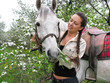 in the spring orchard