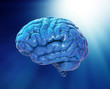 Abstract brain illustration