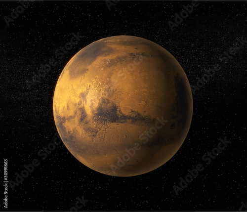Foto: A view of planet Mars A view of planet Mars