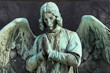 The Angel on the old Prague Cemetery, Czech Republic