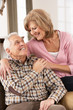 Happy Senior Couple Relaxing At Home