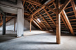 Empty house attic Empty house attic