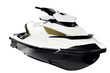 jet ski front view isolated