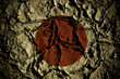 japans flag over cracked soil japans flag over cracked soil