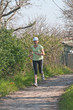 jogging nature-femme de face-