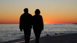 Video: Couple Walking At Twilight Couple Walking At Twilight