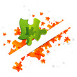 Abstract puzzle background, vector, eps10 Abstract puzzle background, vector, eps10
