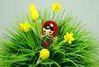 Foto: Matroschka mit tulpen und Narzissen Matroschka mit tulpen und Narzissen