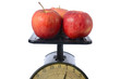 Apples on Vintage Scale