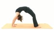 Yoga Asana in sequence: Wheel, Wheel Pose, Wheel Posture Yoga Asana in sequence: Wheel, Wheel Pose, Wheel Posture