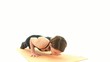 Yoga Asana in sequence: Plank, Four-Limbs Staff Pose Yoga Asana in sequence: Plank, Four-Limbs Staff Pose