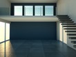 Loft im Gegenlicht mit Galerie