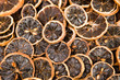 Slices of a dried lemon