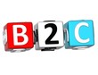 Business to Client Cube word