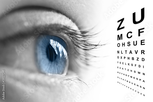 Foto: Oeil et test de vision Oeil et test de vision