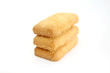 Cookies on a white background