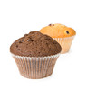 Fruitcake isolated on a white background