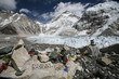Mount Everest base camp, Himalaya, Nepal Mount Everest base camp, Himalaya, Nepal