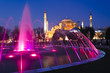 Photo: Night view of Hagia Sophia (Aya Sofia) mosque Night view of Hagia Sophia (Aya Sofia) mosque