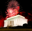 The Lincoln memorial in Washington DC