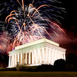The Lincoln memorial in Washington DC