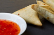 sweet chilli n samosa