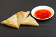 sweet chilli n samosa