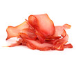 Slices of ham isolated Slices of ham isolated