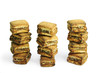 Cookies isolated on the white background Cookies isolated on the white background