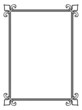 frame royal lily in corner