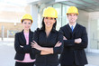 Man and Woman Architect Team