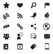 Vector: Social Media Icons | Black Social Media Icons | Black