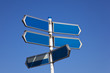sign with blue sky