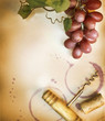 Vine design. Vintage style