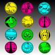 zodiac signs vector illustration