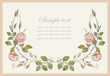 Greeting card with rose.