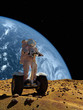 The astronaut