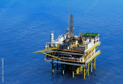 Illustration: Oil Rig Oil Rig
