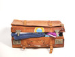 oversuffed suitcase