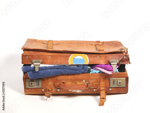 Photo: oversuffed suitcase oversuffed suitcase