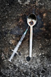 Teaspoon and heroin