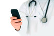 doctor with mobile