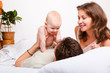 Photo: Mother and father with son Mother and father with son