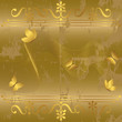 Grunge floral background. Grunge floral background.